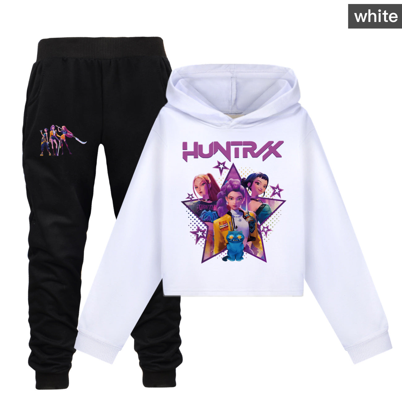 Kpop demon hunter long sleeve shirt and joggers