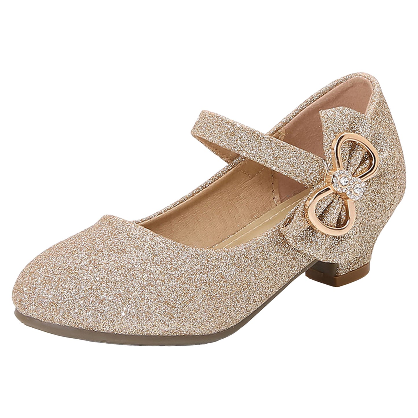 Royal sparkle bow heels