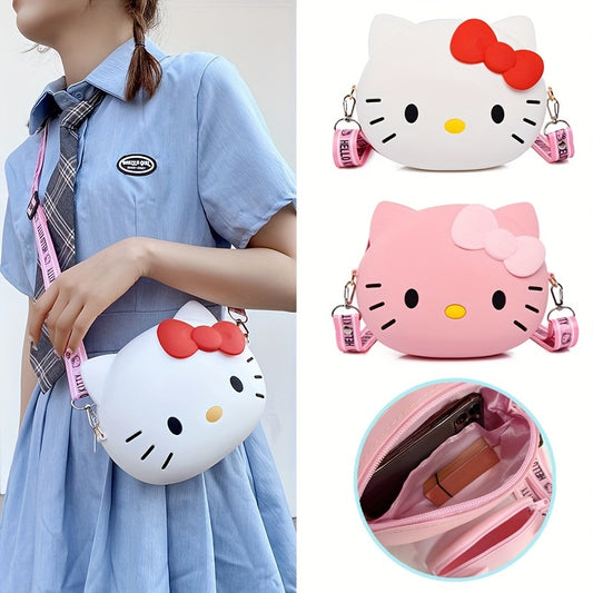 HK Kitty silicone bag purse
