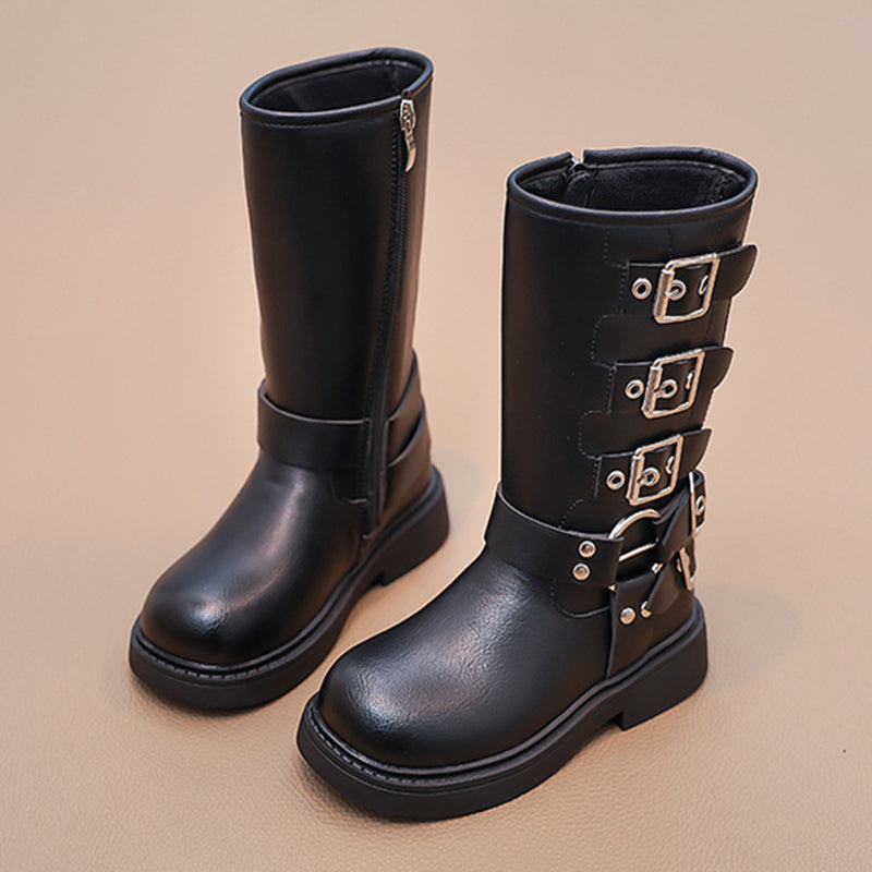 Moto Tall Buckle boots