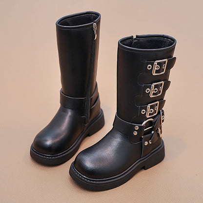 Moto Tall Buckle boots