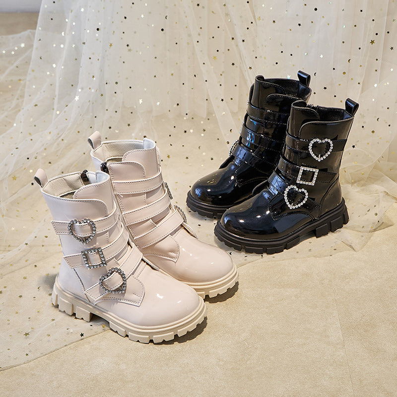 Starlit rebel kpop combat boots