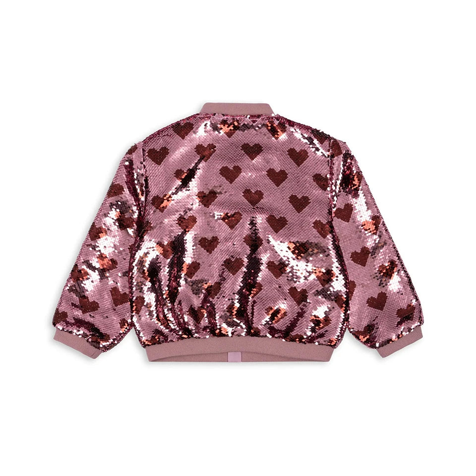 Heart bling sequin jacket