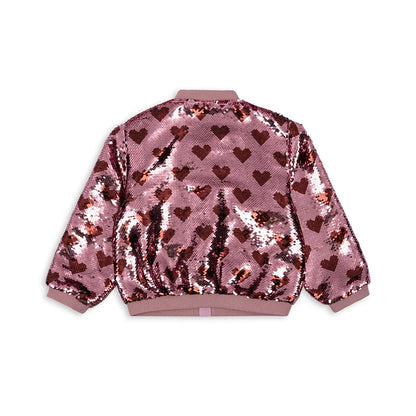 Heart bling sequin jacket