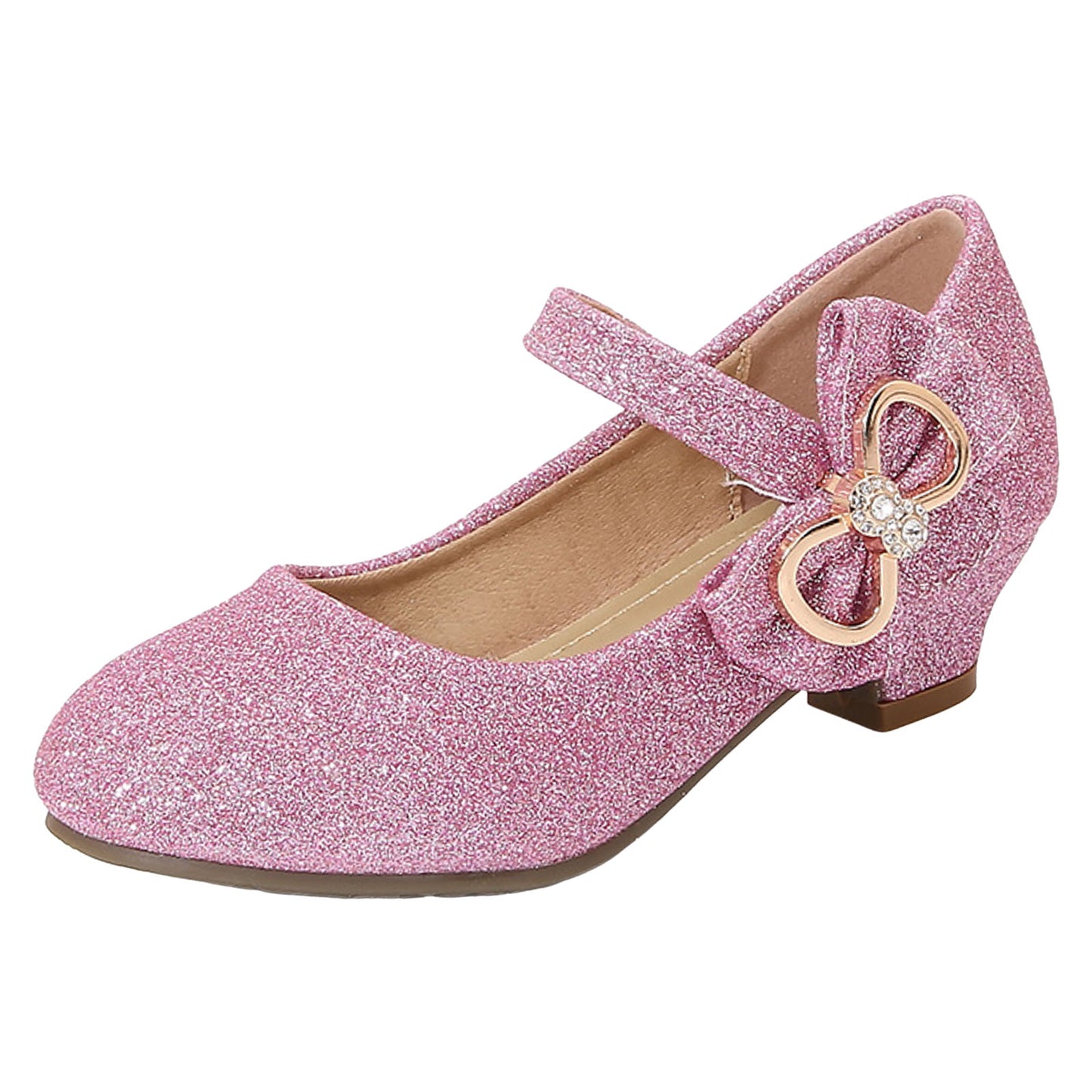 Royal sparkle bow heels