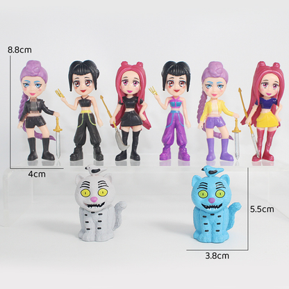 Kpop demon hunter figurines