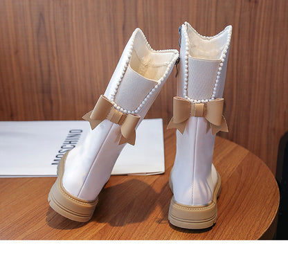 Ari bow back boots