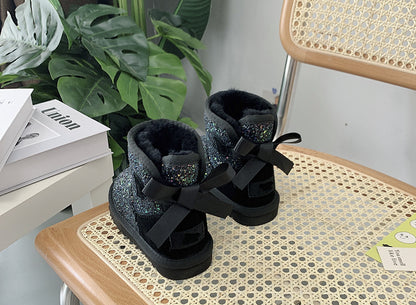Winter twinkle sparkle cozy boots
