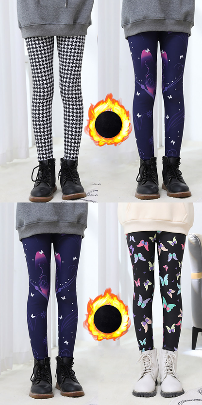 Fleece lined leggings (Prints)