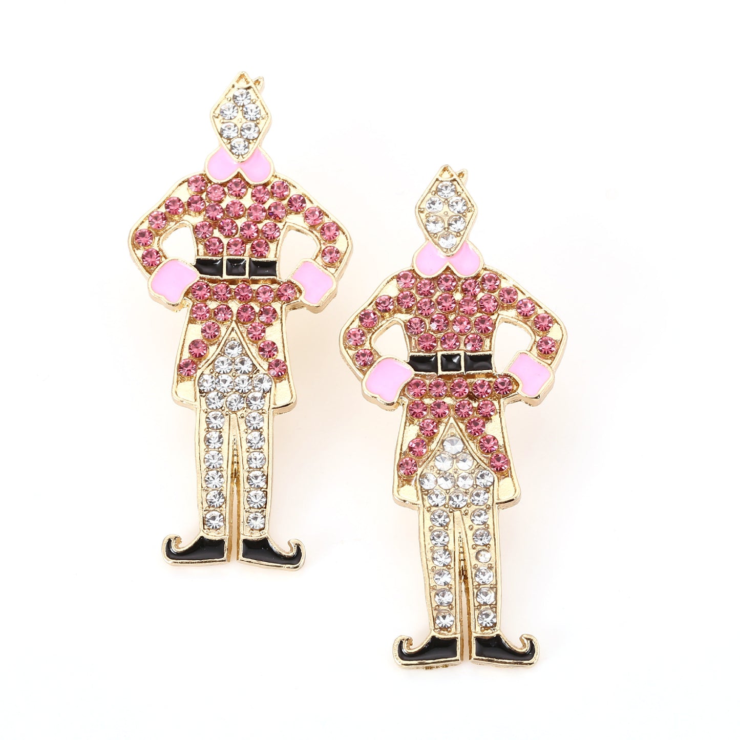 Nutcracker and elf holiday earrings
