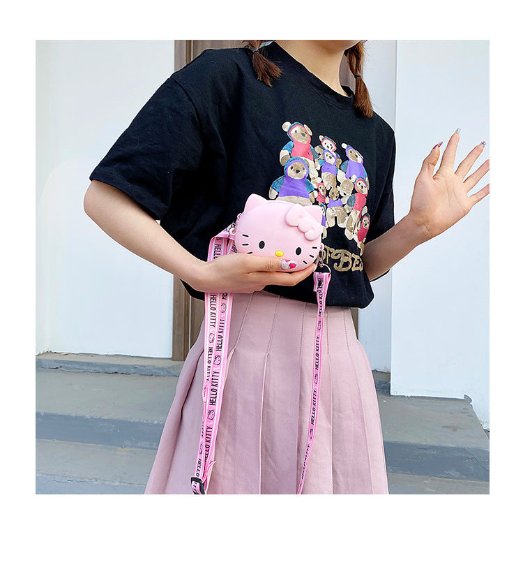 HK Kitty silicone bag purse