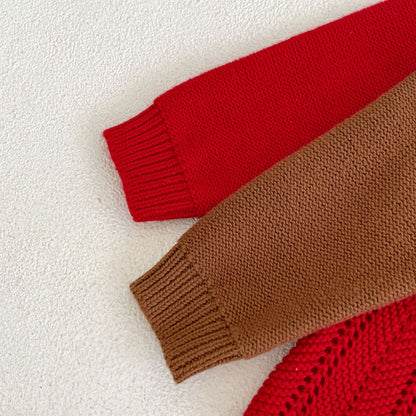 Pointelle cardigan