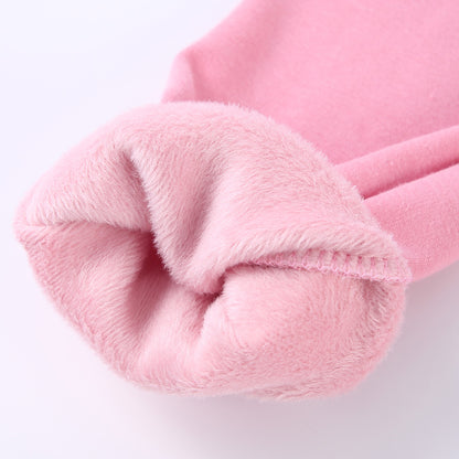 Skirted fleece lined leggings