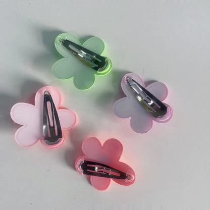 Flower Power hair clips