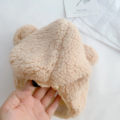 Bear fuzzy winter Hats