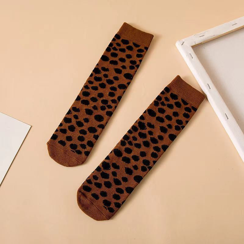 Animal print socks