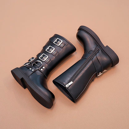 Moto Tall Buckle boots