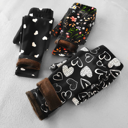 Fleece lined leggings (Prints)