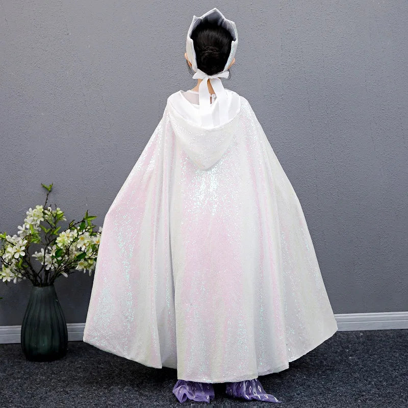 Princess hooded cape - sequin