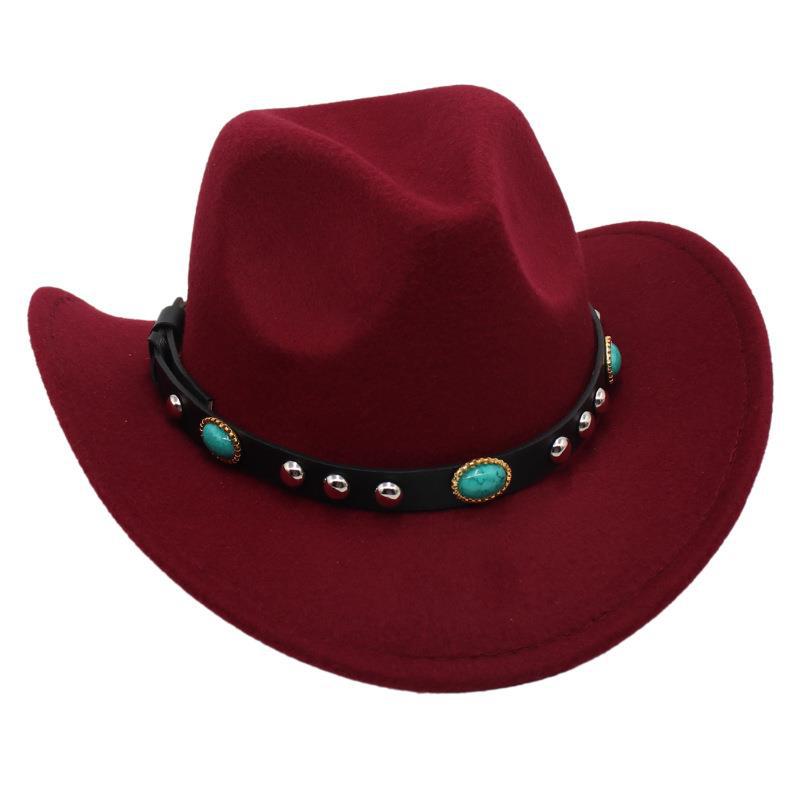 Tammy Cowgirl hat with turquoise band