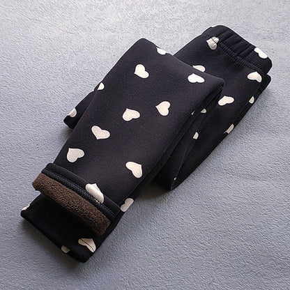 Fleece lined leggings (Prints)