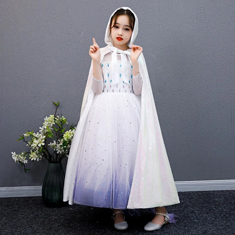 Princess hooded cape - sequin