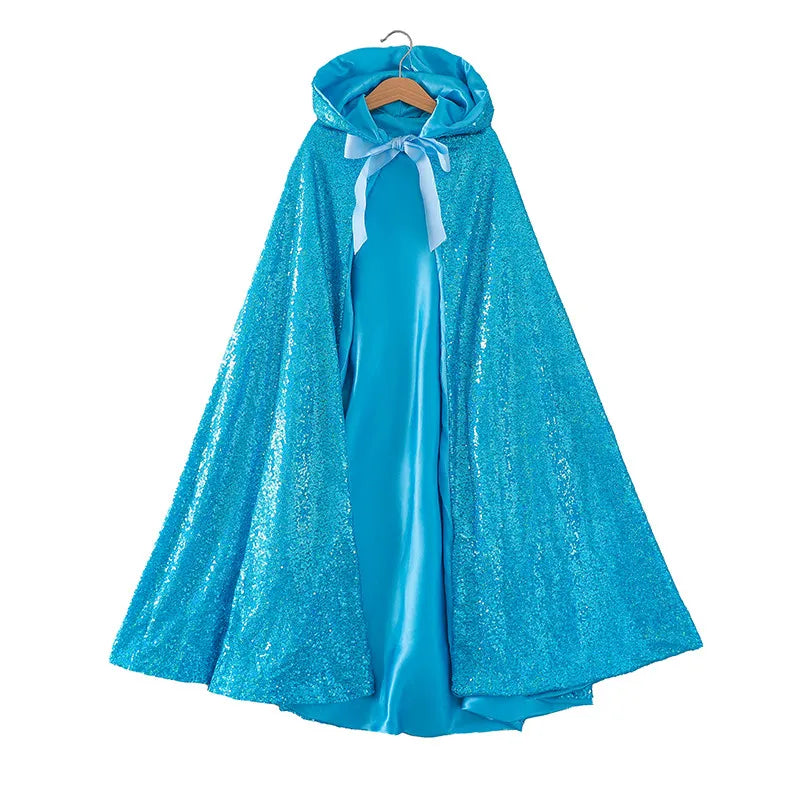 Princess hooded cape - sequin