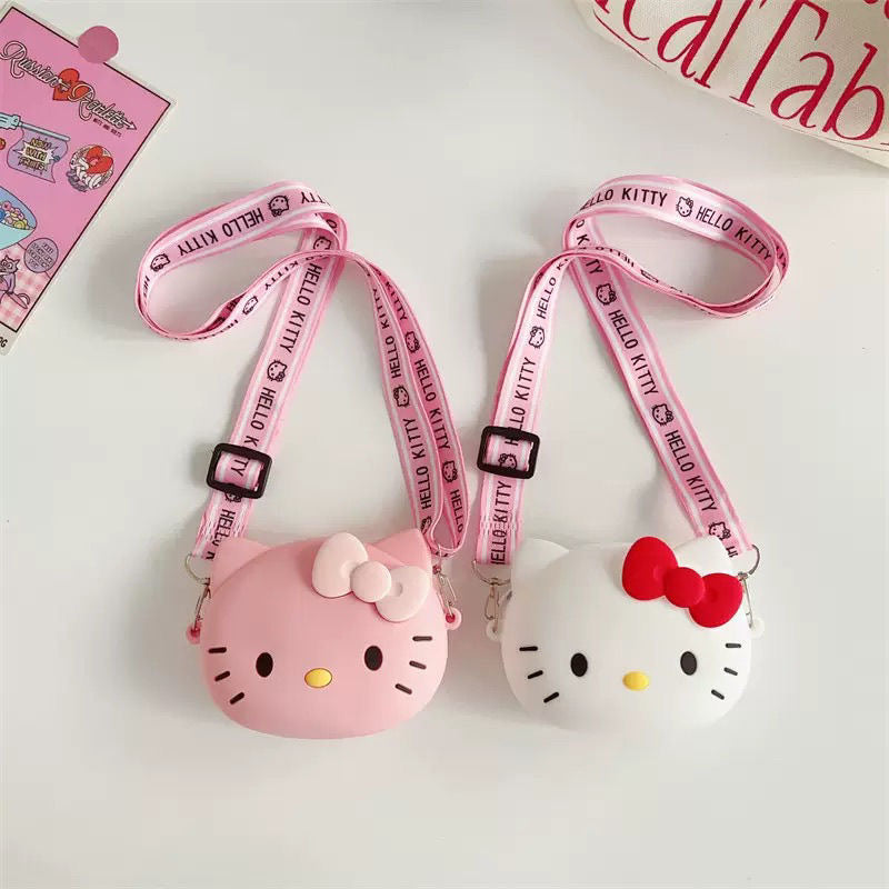 HK Kitty silicone bag purse