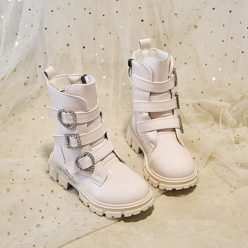 Starlit rebel kpop combat boots
