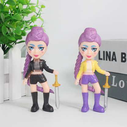 Kpop demon hunter figurines