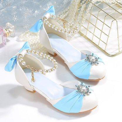 Pretty Pearl princess shoes with heels