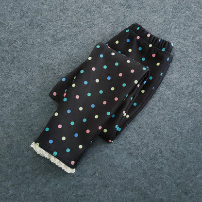 Fleece lined leggings (Prints)