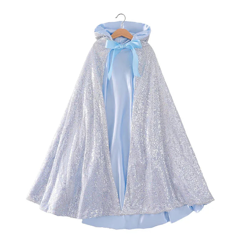 Princess hooded cape - sequin