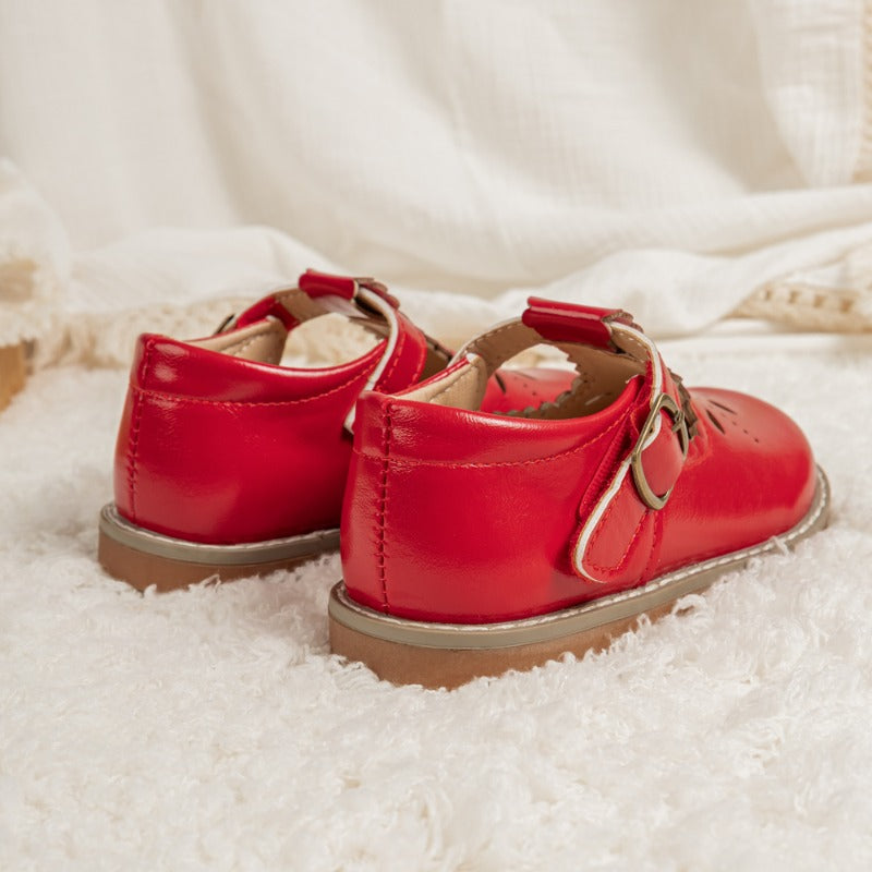 Scallop T-strap Mary Jane