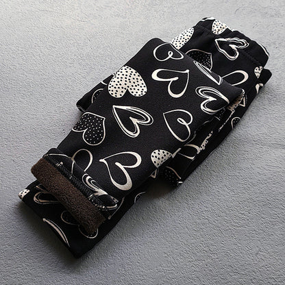 Fleece lined leggings (Prints)