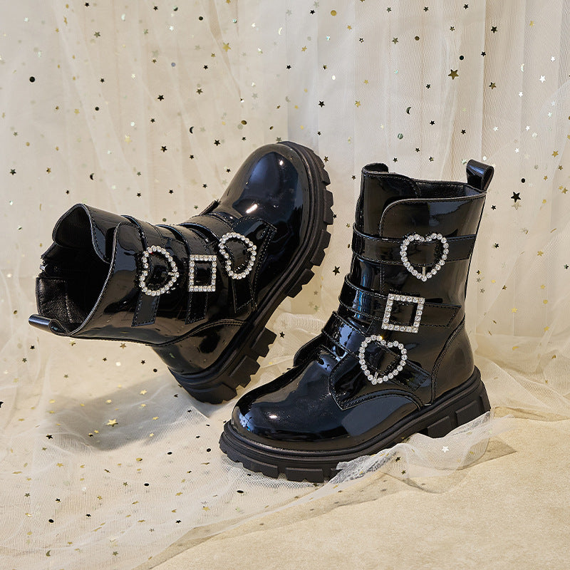 Starlit rebel kpop combat boots