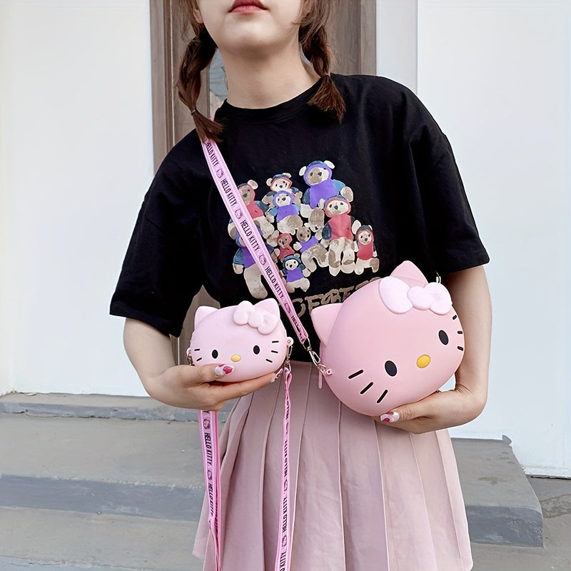 HK Kitty silicone bag purse