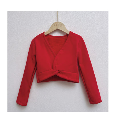 Ballet dance crop sweater pullover (fleece lined)
