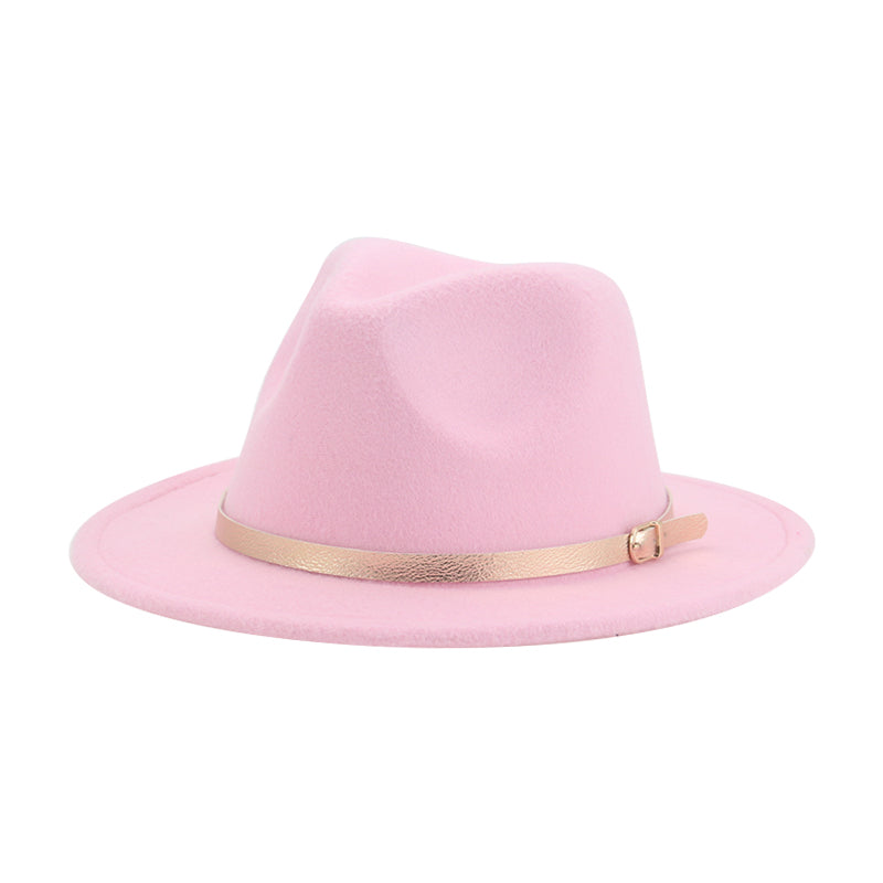 Fedora belted hat