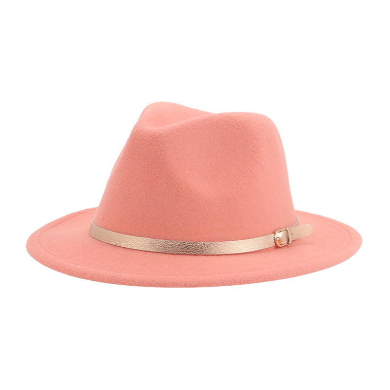 Fedora belted hat