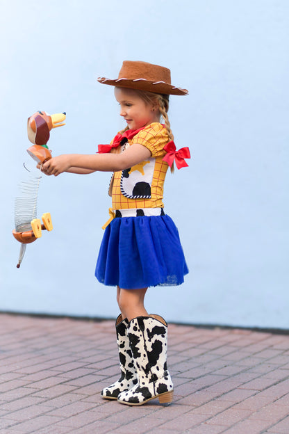 Taylor Cowgirl Calf Hair Boots