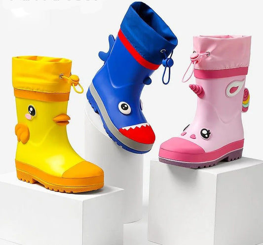 Rubber ducky rain boots