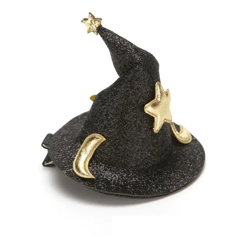 Witch hat hair clips