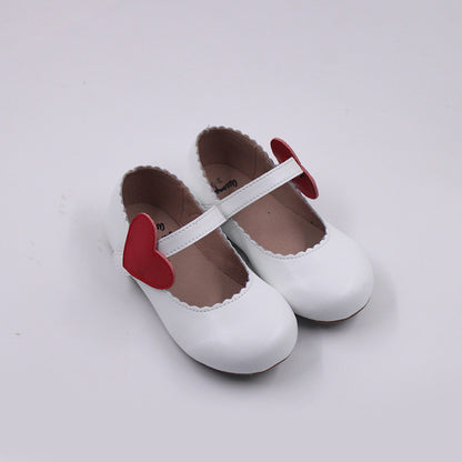 Cece shoes with interchangable holiday shapes (heart & shamrock)