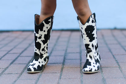 Taylor Cowgirl Calf Hair Boots