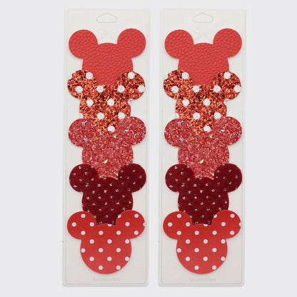 Magical Mouse head hair clips set of 5