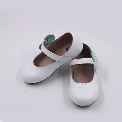 Cece shoes with interchangable holiday shapes (heart & shamrock)