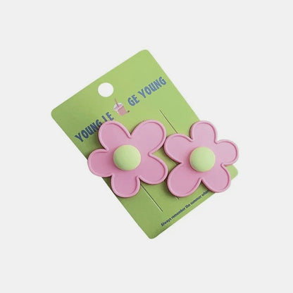 Flower Power hair clips