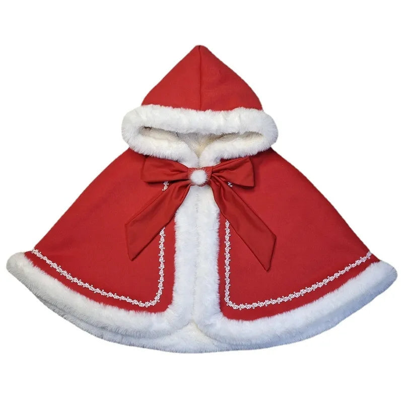 Winter wonderland hooded cape