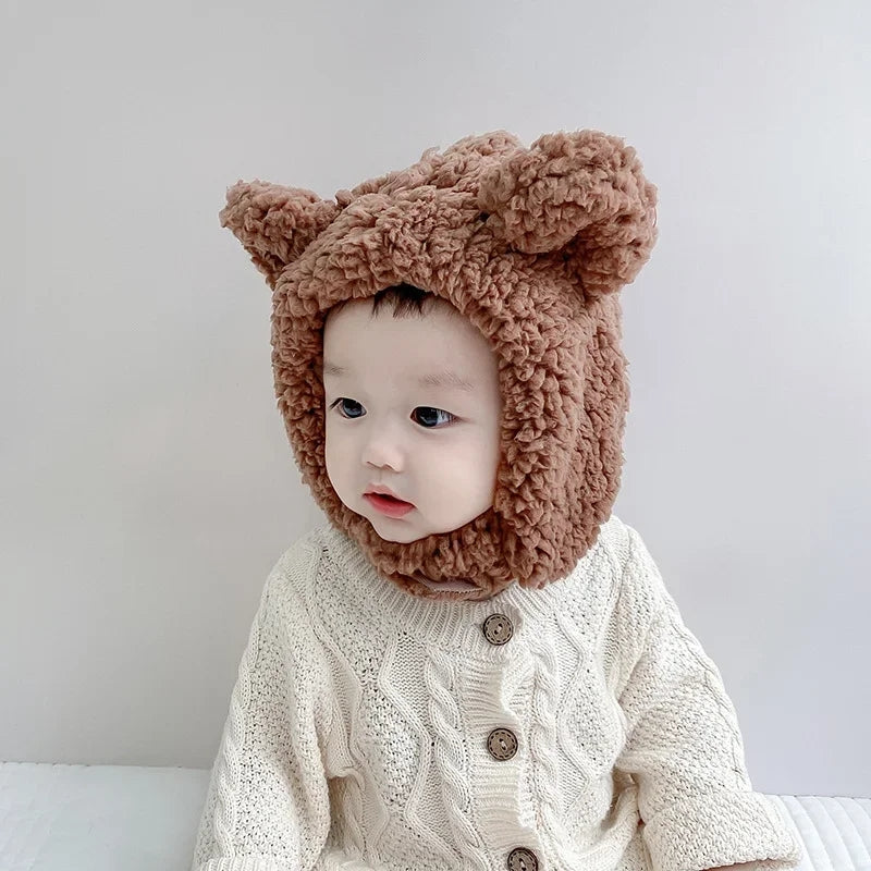 Bear fuzzy winter Hats